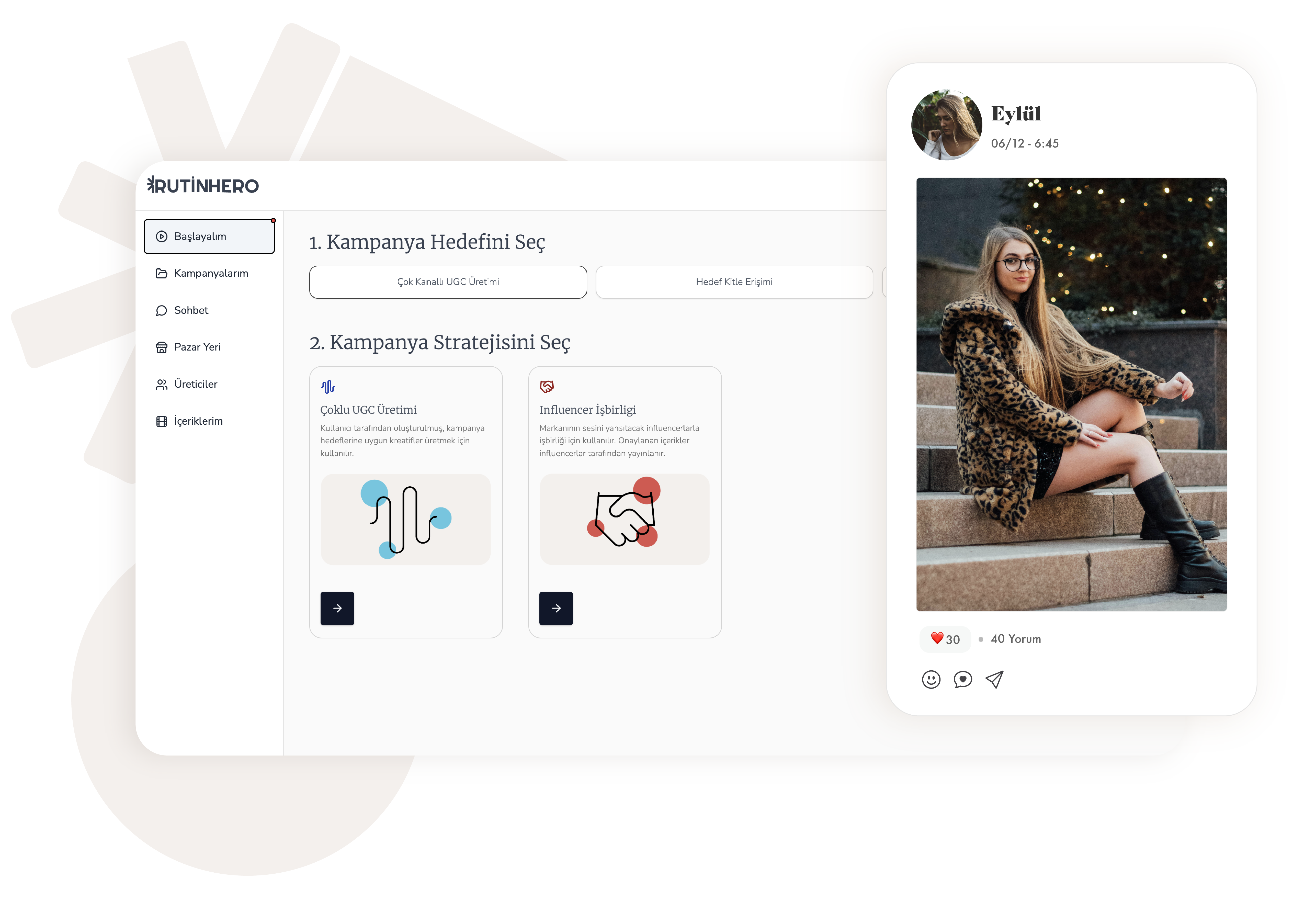 Instagram post mockup